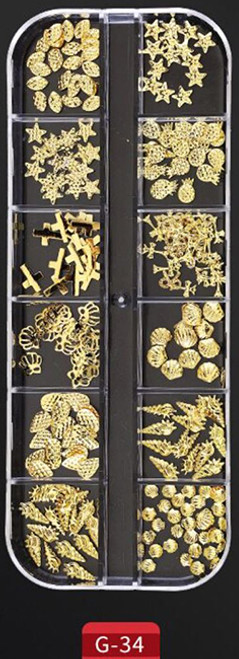 NDi beauty Nail Art Mixed Jewelry G1034