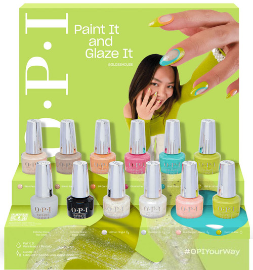 OPI Infinite Shine Spring 2024 Your Way Collection 12 PC Chipboard Display