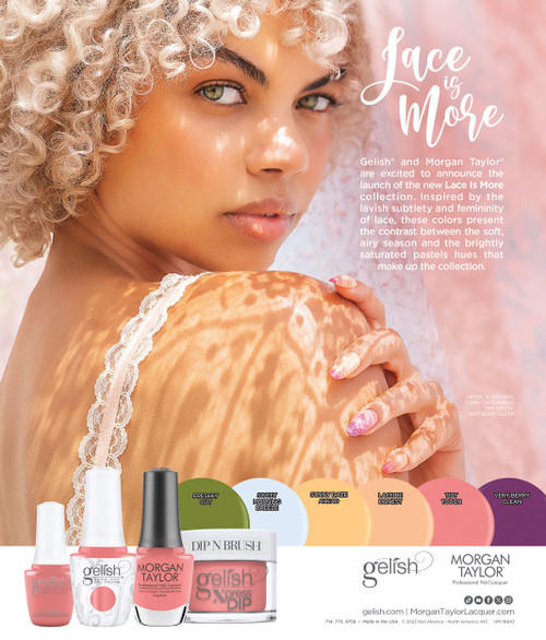 Gelish TRIO Of A Kind Spring 2024 Lace Is More Collection (Gel & Lacquer & Dip)