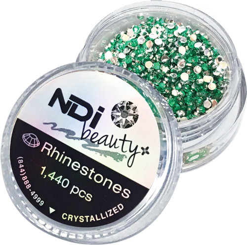 NDI beauty Crystallized Rhinestones - Emerald 1440 pcs NDI beauty Crystallized Rhinestones - Emerald 1440 pcs