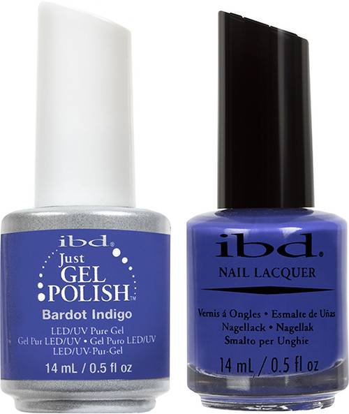 ibd Just Gel Polish & Nail Lacquer Bardot Indigo - .5oz ibd Just Gel Polish & Nail Lacquer Bardot Indigo - .5oz