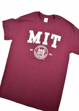 MIT CREST T MAROON