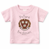 Pink Harvard Future Freshman infant t-shirt with crest