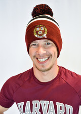 Harvard winter hat, Harvard Beanie, Harvard Pom Hat, Harvard Cold weather hat