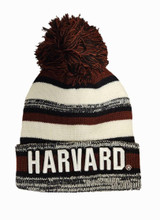 Harvard winter hat, Harvard Beanie, Harvard Pom Hat, Harvard Cold weather hat
