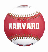 Harvard Crimson baseball featuring official logos and classic red and white design. A perfect collectible or gift for Harvard fans, alumni, and Ivy League sports enthusiasts.