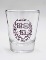HARVARD SHIELD SHOT GLASS