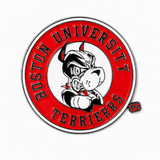 Boston University Terriers Round Enamel Lapel Pin