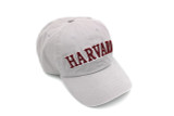 HARVARD GREY WORD CAP