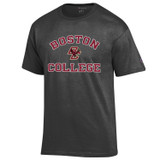 Champion Boston College BC Eagles charcoal graphic t-shirt with collegiate lettering and center logo design.