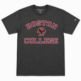 Champion Boston College BC Eagles charcoal graphic t-shirt with collegiate lettering and center logo design.
