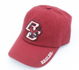 Boston College BC Eagles maroon cap with embroidered BC Eagle logo and EAGLES brim detail. Adjustable fit hat perfect for students, alumni, and fans. Shop official BC apparel.