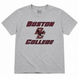Boston College BC Kids t-shirt in sport grey with maroon eagle logo.