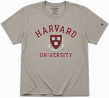 Officially licensed Harvard University Crest Comfort Wash® T-shirt in Concrete featuring the classic Harvard Crest graphic. Garment-dyed 100% ring-spun cotton tee available in adult sizes S–2X.