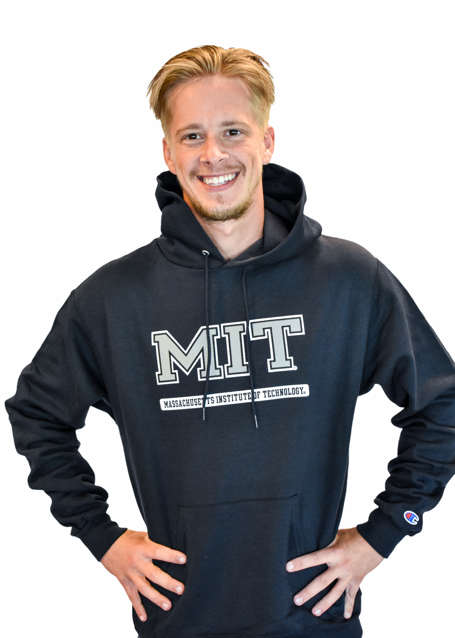 MIT PATCH HOODIE - BOSTON CAMPUS GEAR