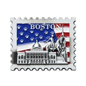 STAMP MAGNET - BOSTON CAMPUS GEAR