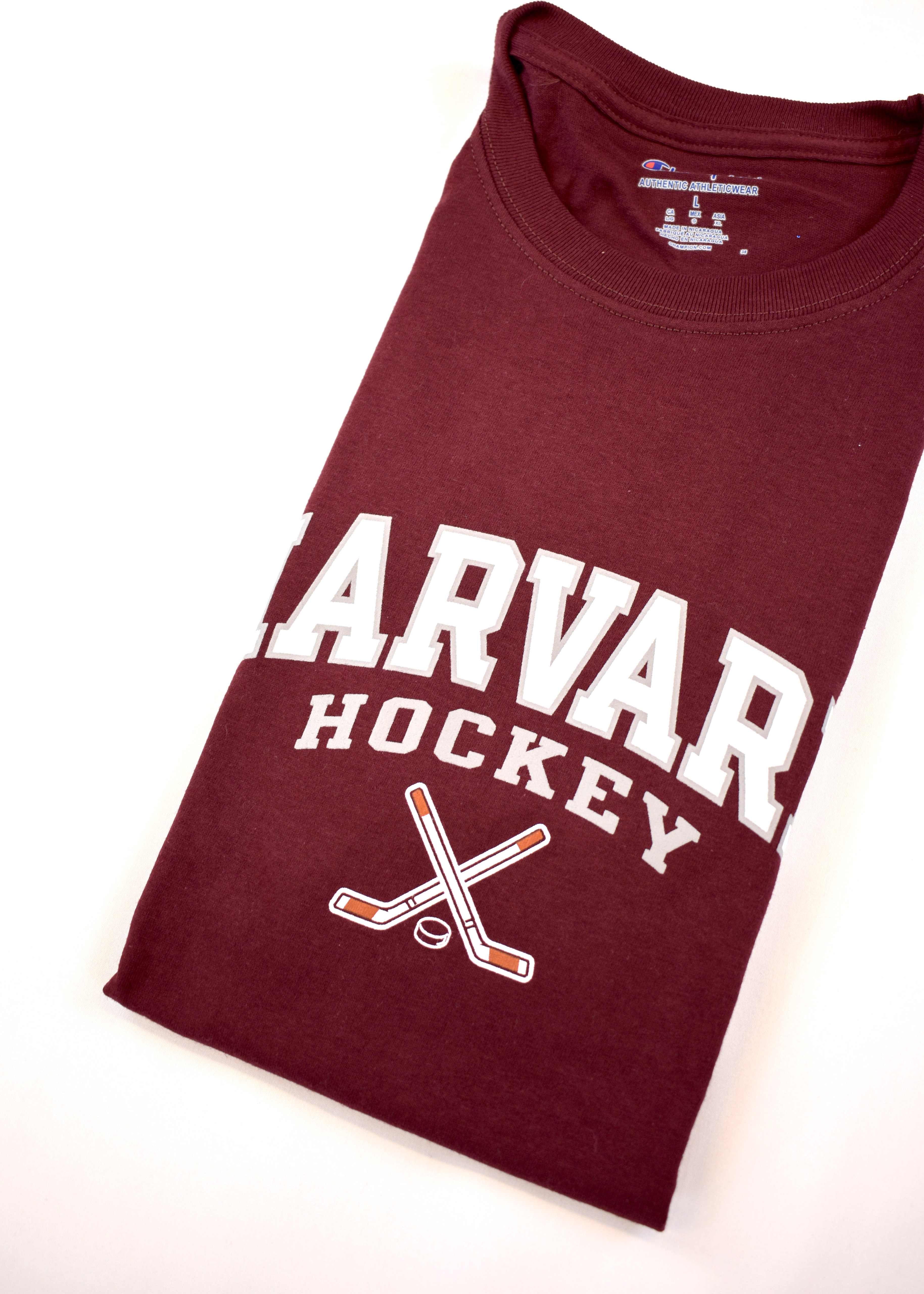 Harvard League Tri-Blend Vintage Hockey Tee Shirt