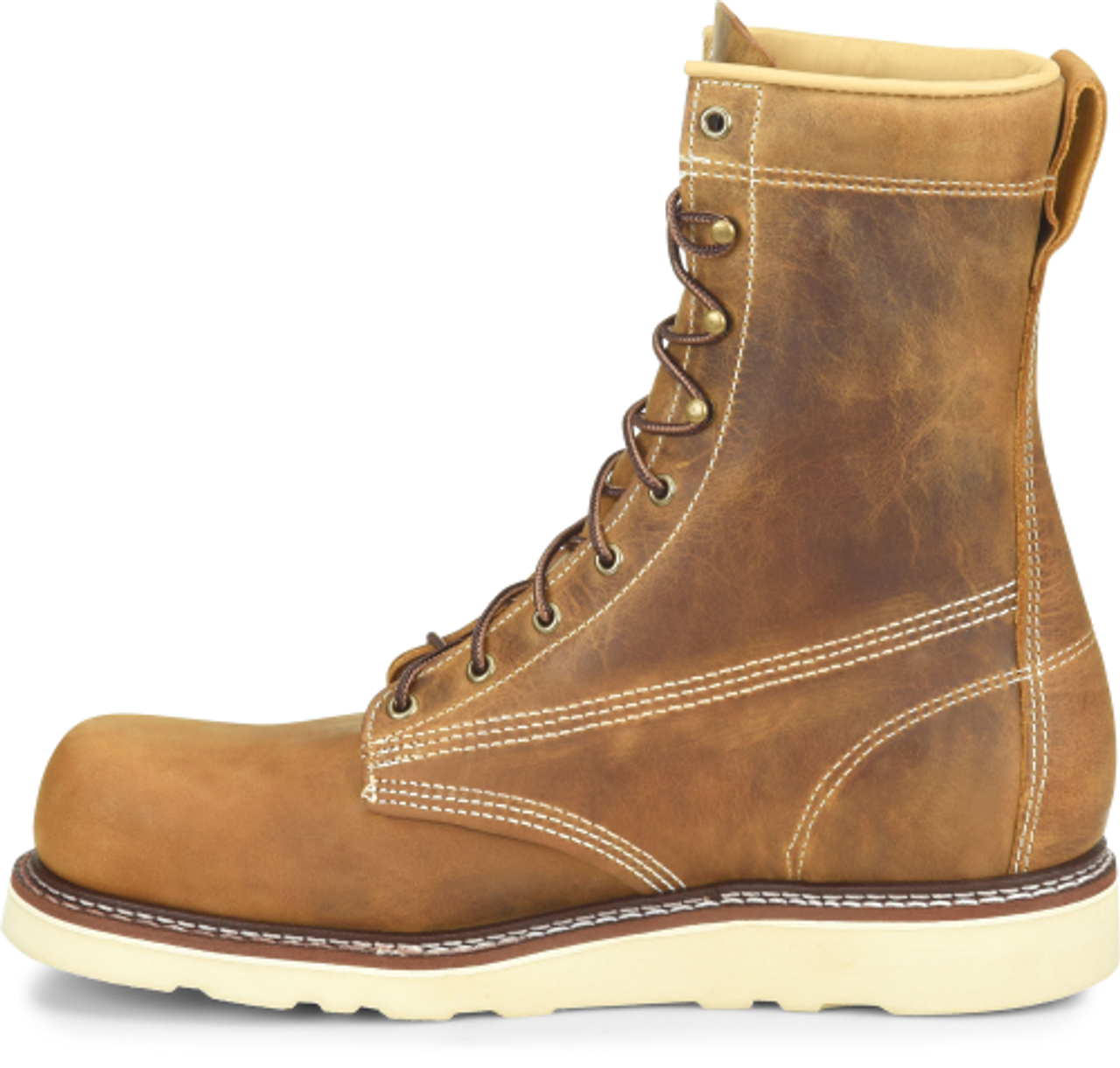 8 inch wedge sole work boots