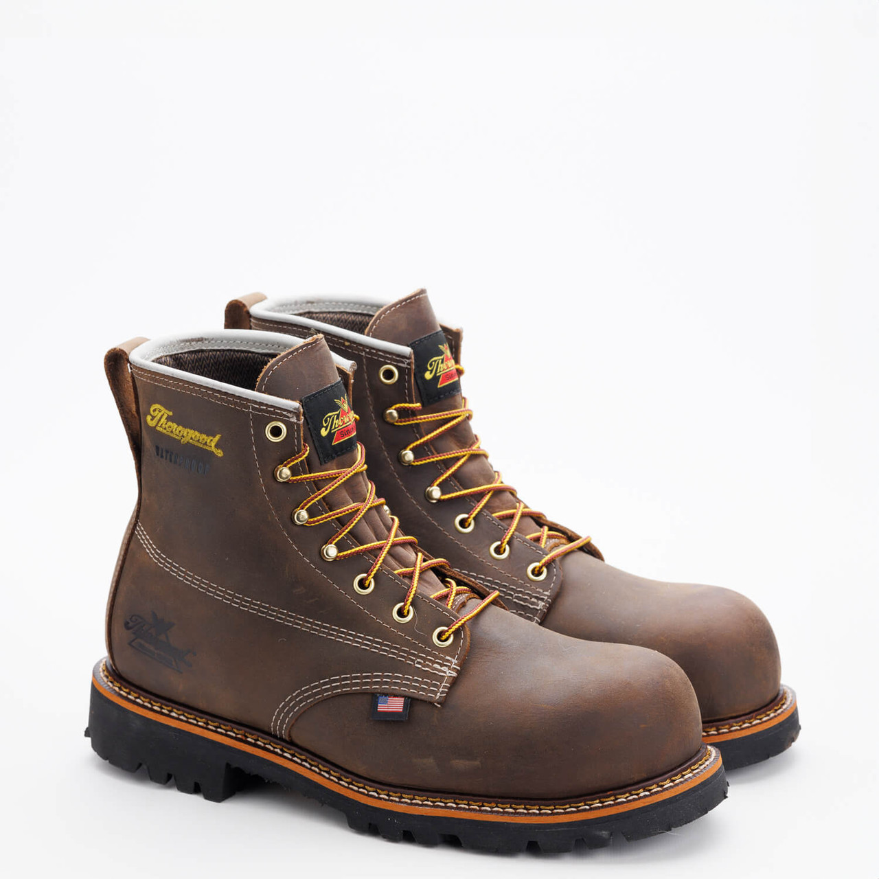 Thorogood AMERICAN LEGACY – WATERPROOF – 6” CRAZYHORSE NANO SAFETY