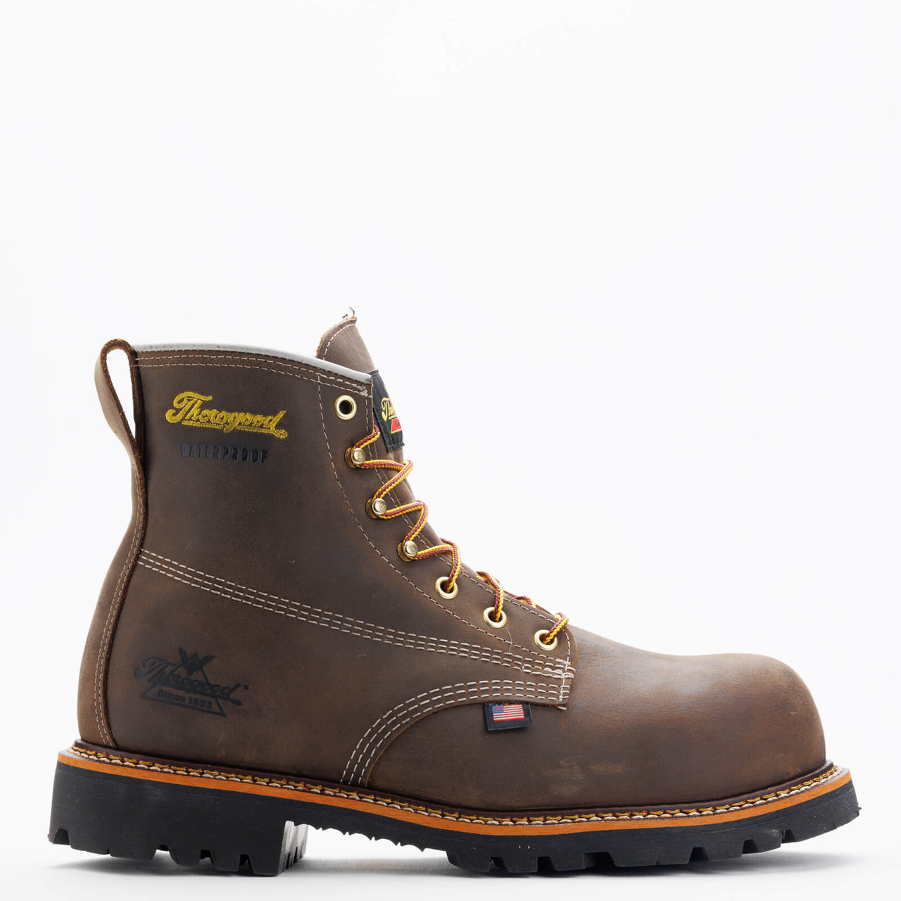 Thorogood AMERICAN LEGACY – WATERPROOF – 6” CRAZYHORSE NANO SAFETY