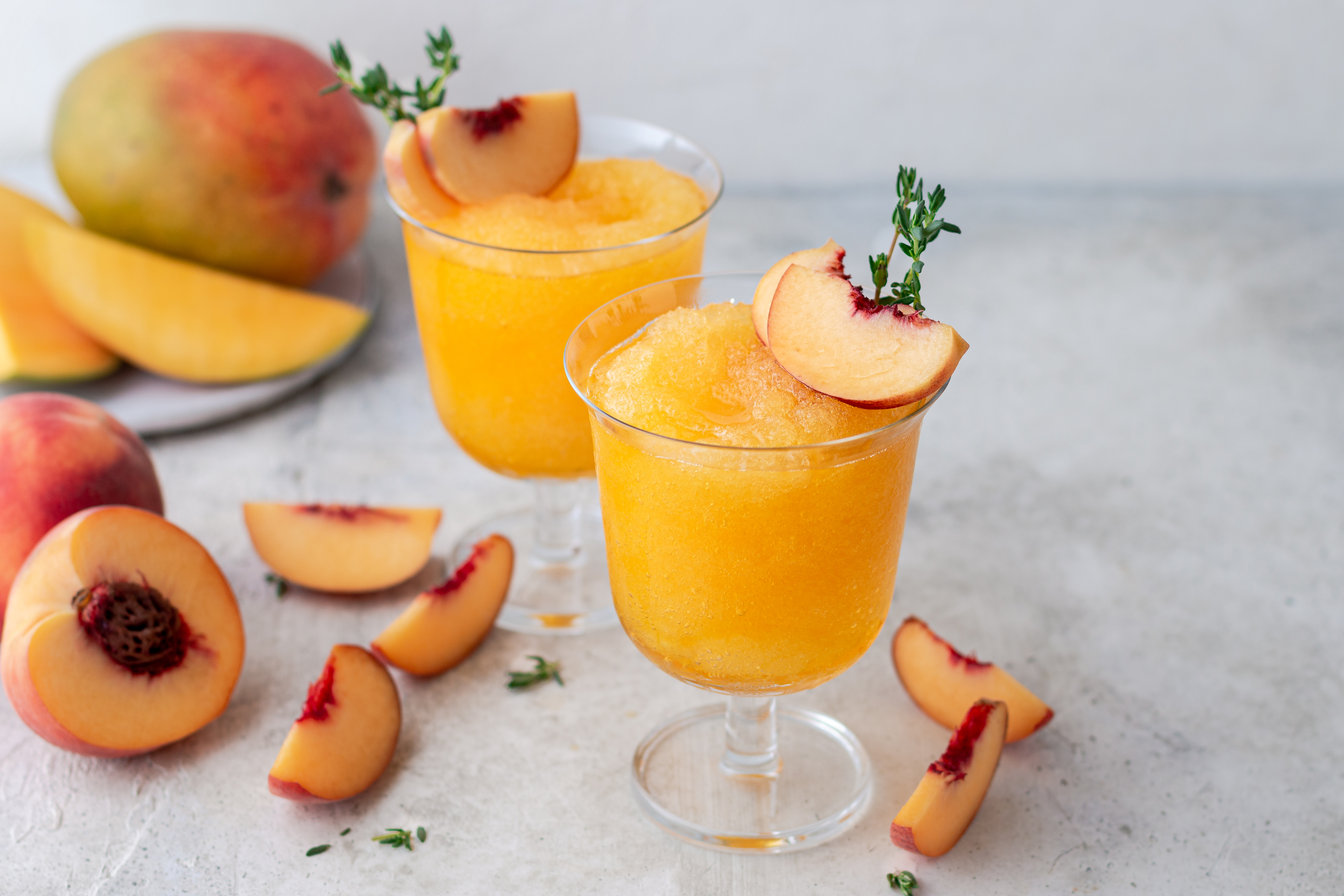 Sip Into Paradise: How to Make a Peach Mango Wine Slush at Home ...