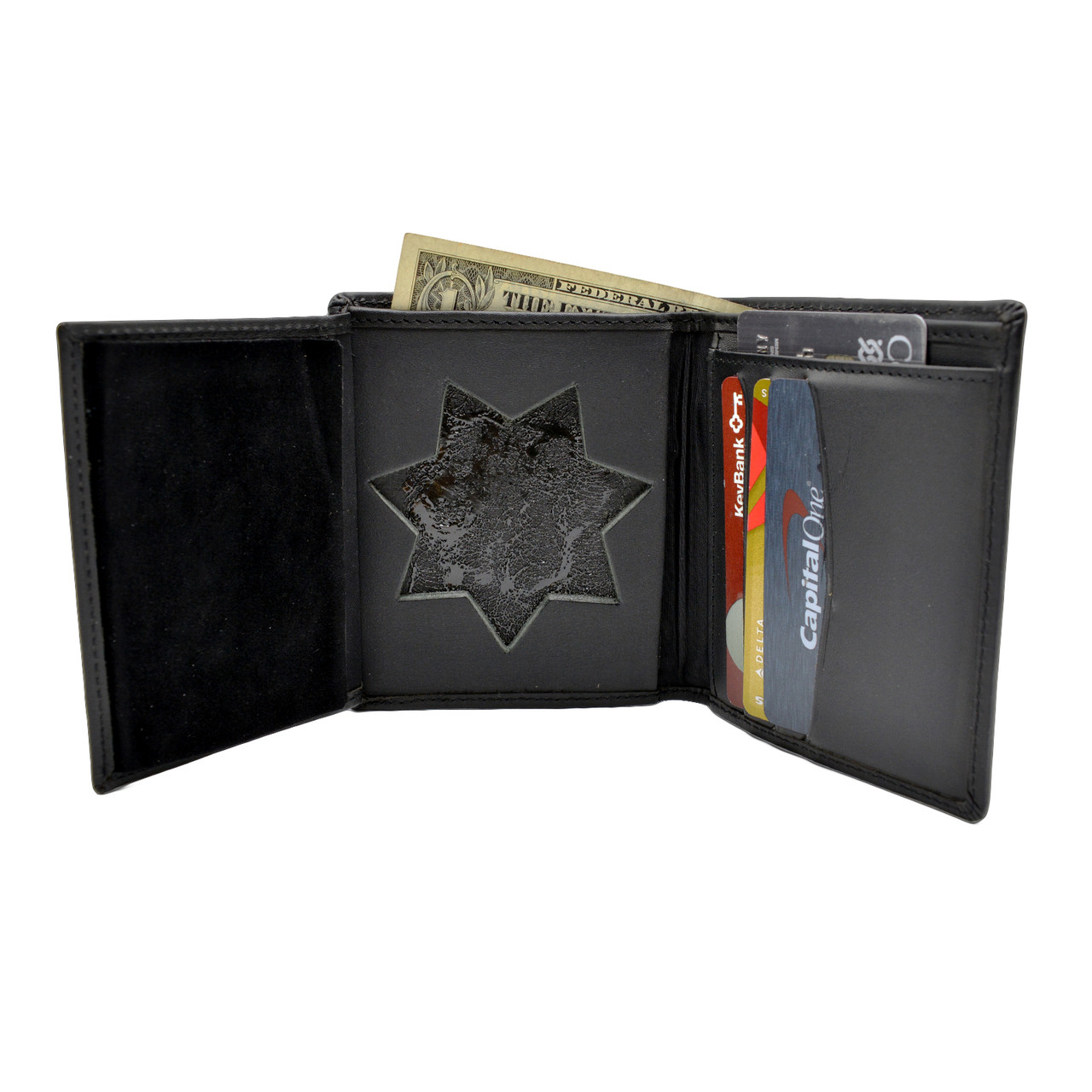 DK-439 California Corrections Hidden Badge and ID Wallet | CDCR
