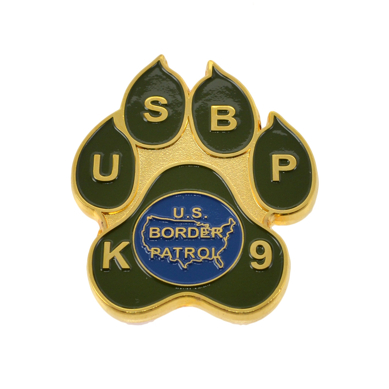USBP Dog Paw Challenge Coin | Border Patrol Canine Challenge Coin