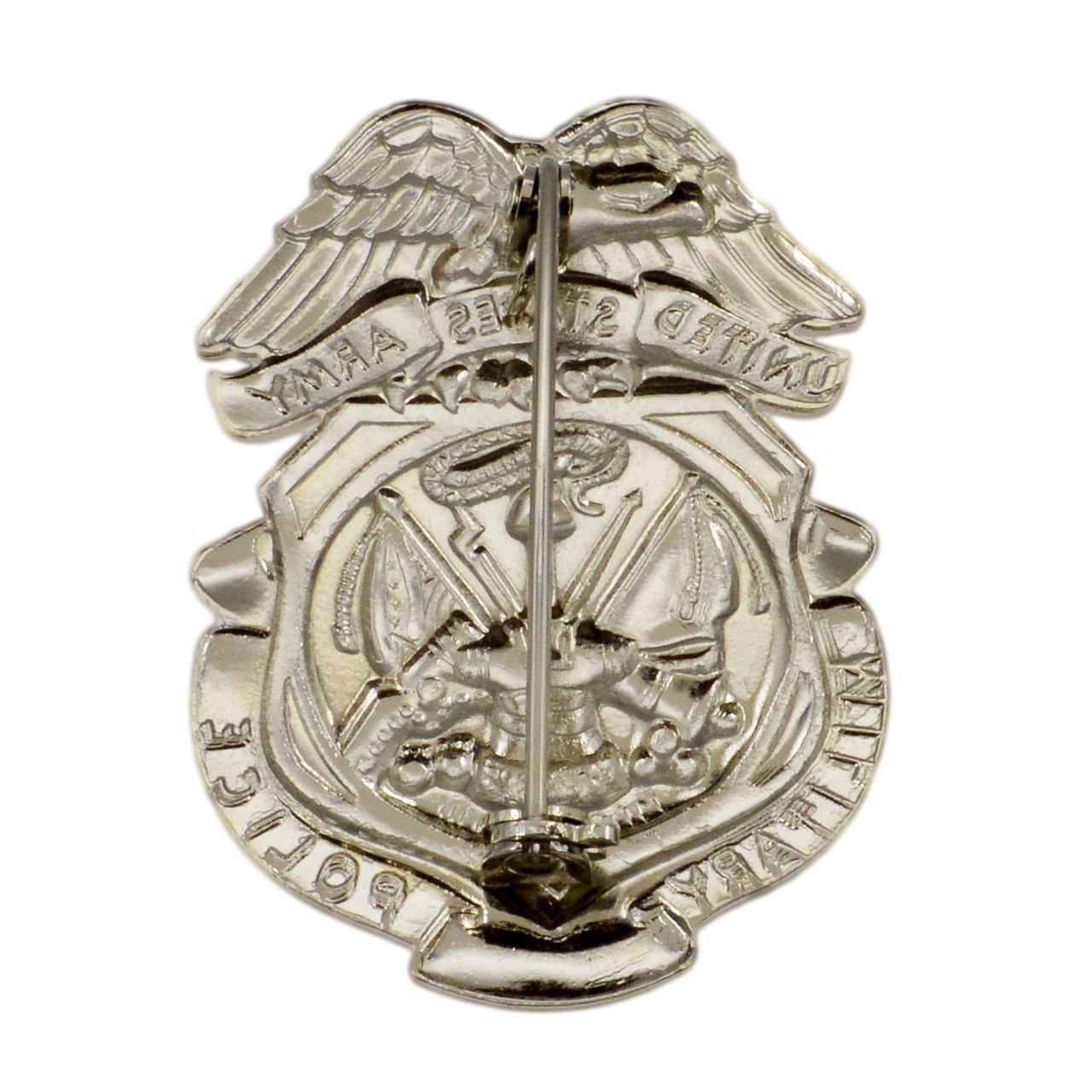 Army Military Police MP Badge with Credential Case