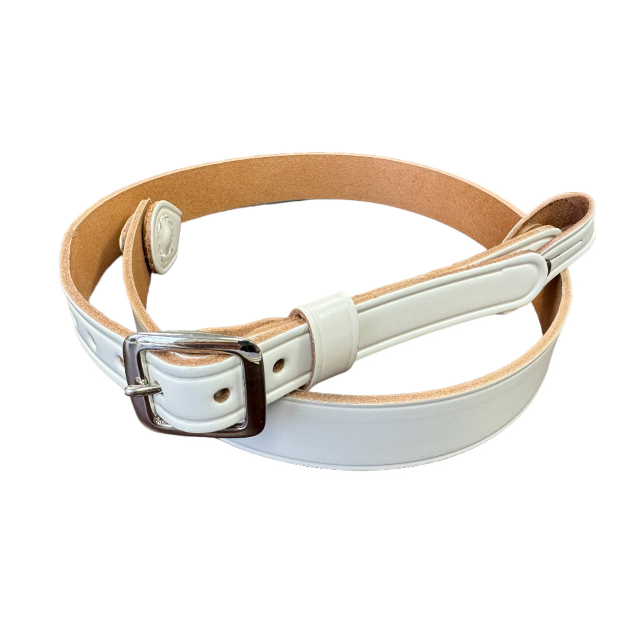 5271 Sam Browne Shoulder Strap 1 1/4 Inch Leather Cross Includes 2 Warcraft Exports Sam Browne Belt With Shoulder Strap - Dark  main image 3