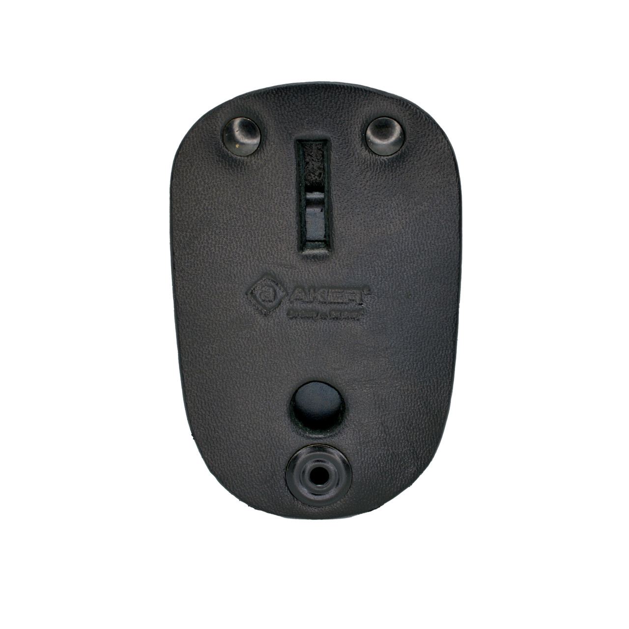 Aker Leather Clip-On Oval Badge Holder | Oval Shield Holder
