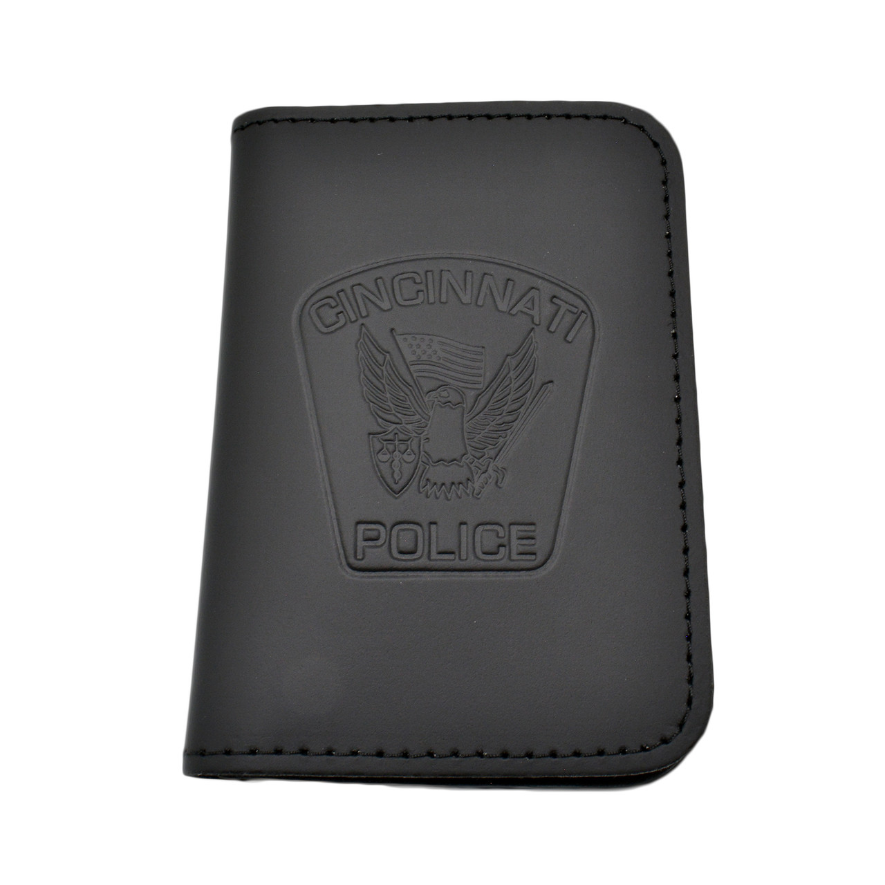 Cincinnati Police Officer Family Member Badge Leather ID Wallet Case