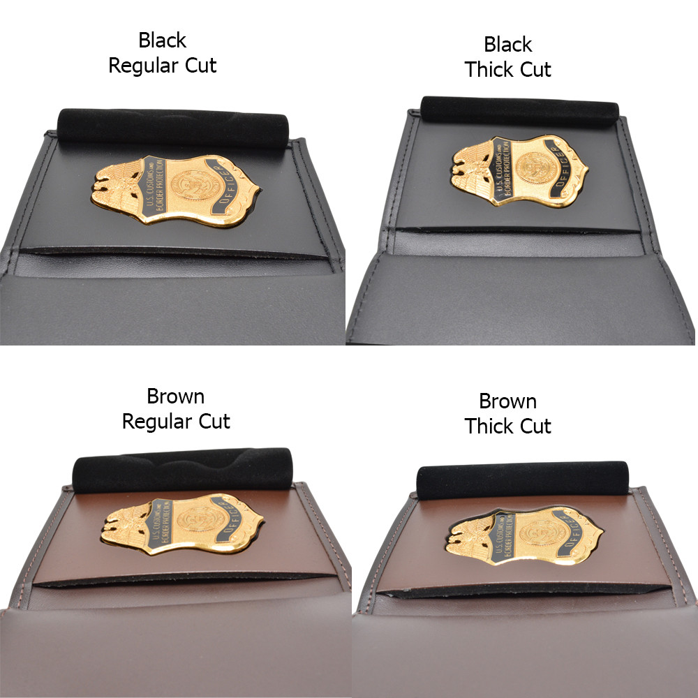 NYPD Police Detective Book Style Badge and ID Case | Book Style