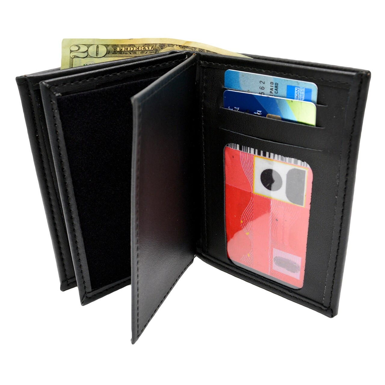 Federal Style Double ID Badge Wallet Double ID Badge Wallet Large
