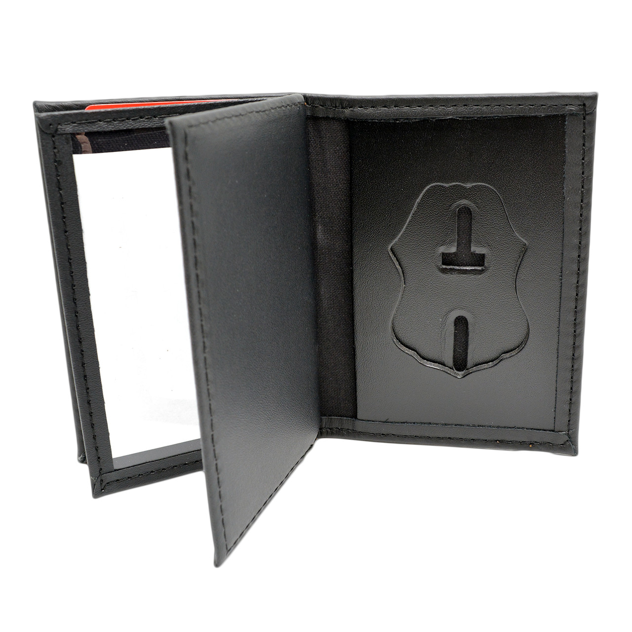 black-CBP-badge-case-double-id