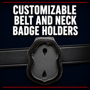 Customizable Belt and Neck Badge Holders