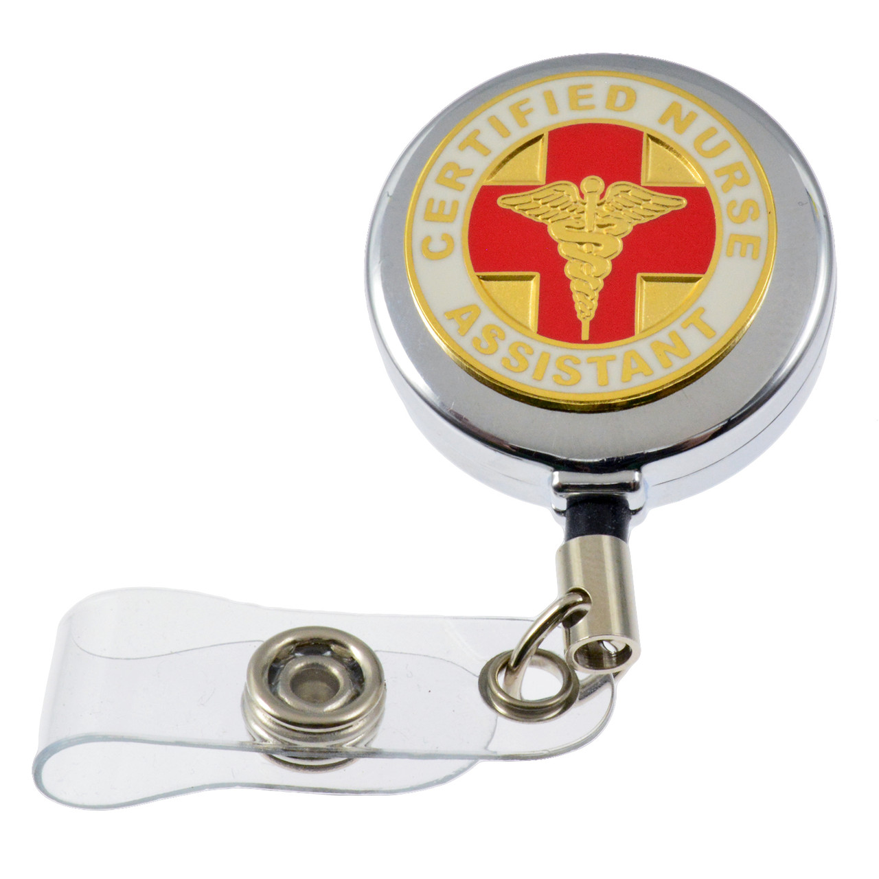 Silica gel Badge Reel Nurse Name Badge Clip ID Decorative Badge Holder  Office