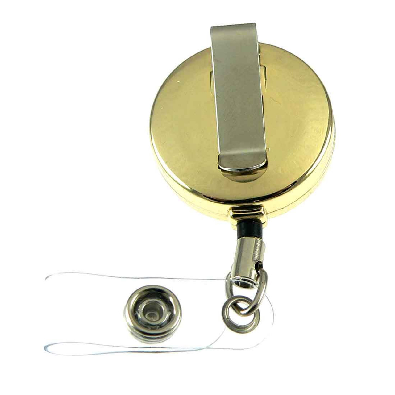 Army Military Police Mini Badge Retractable ID Holder Reel