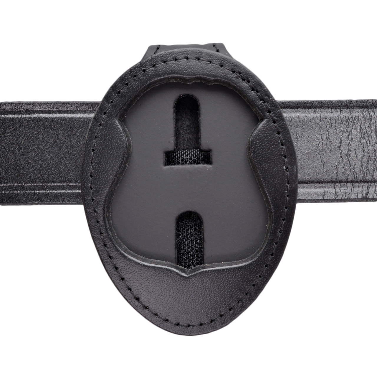 Leather Police Belt Clip Badge Holders - Police Badge Holder Belt