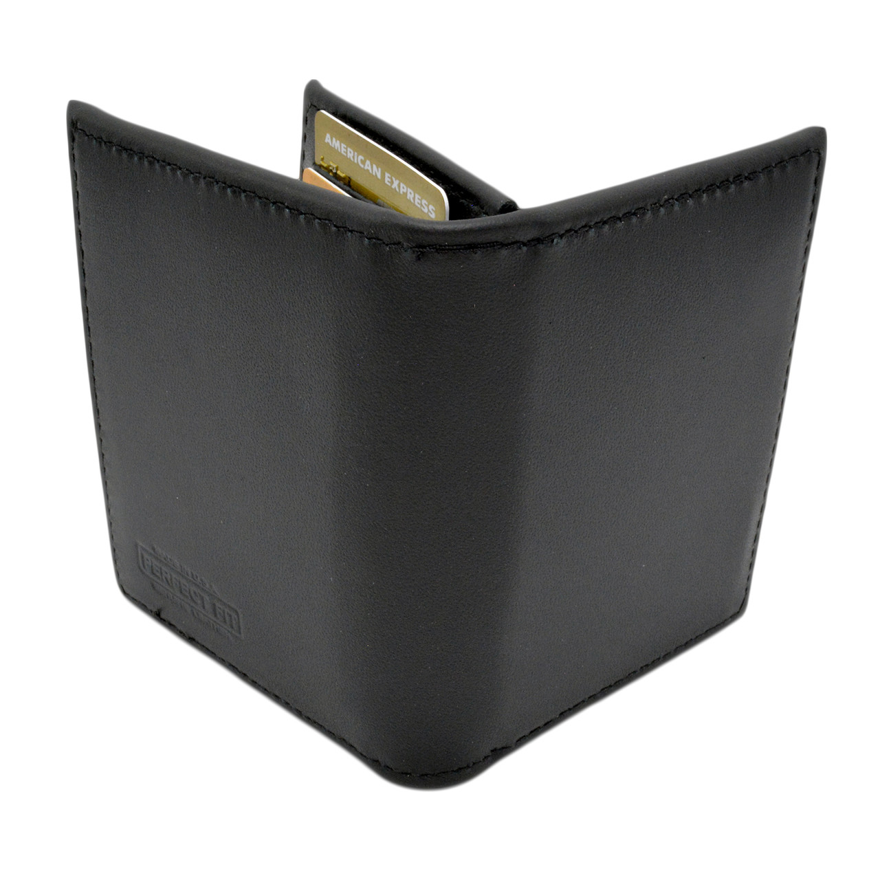 Challenge Coin Holder Leather Wallet Double ID | Perfect Fit