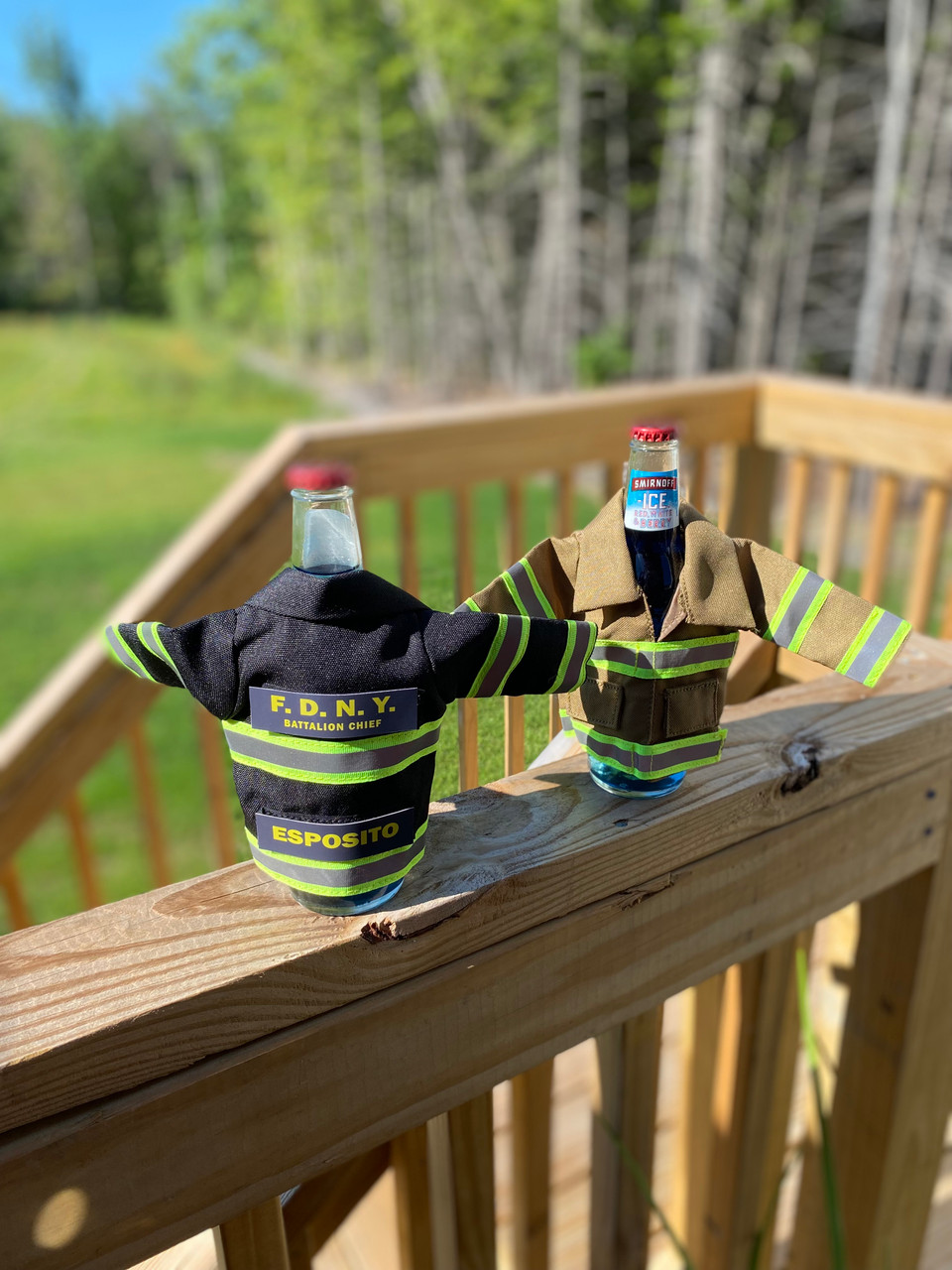 Firefighter's Personalized Insulated Can Koozie 