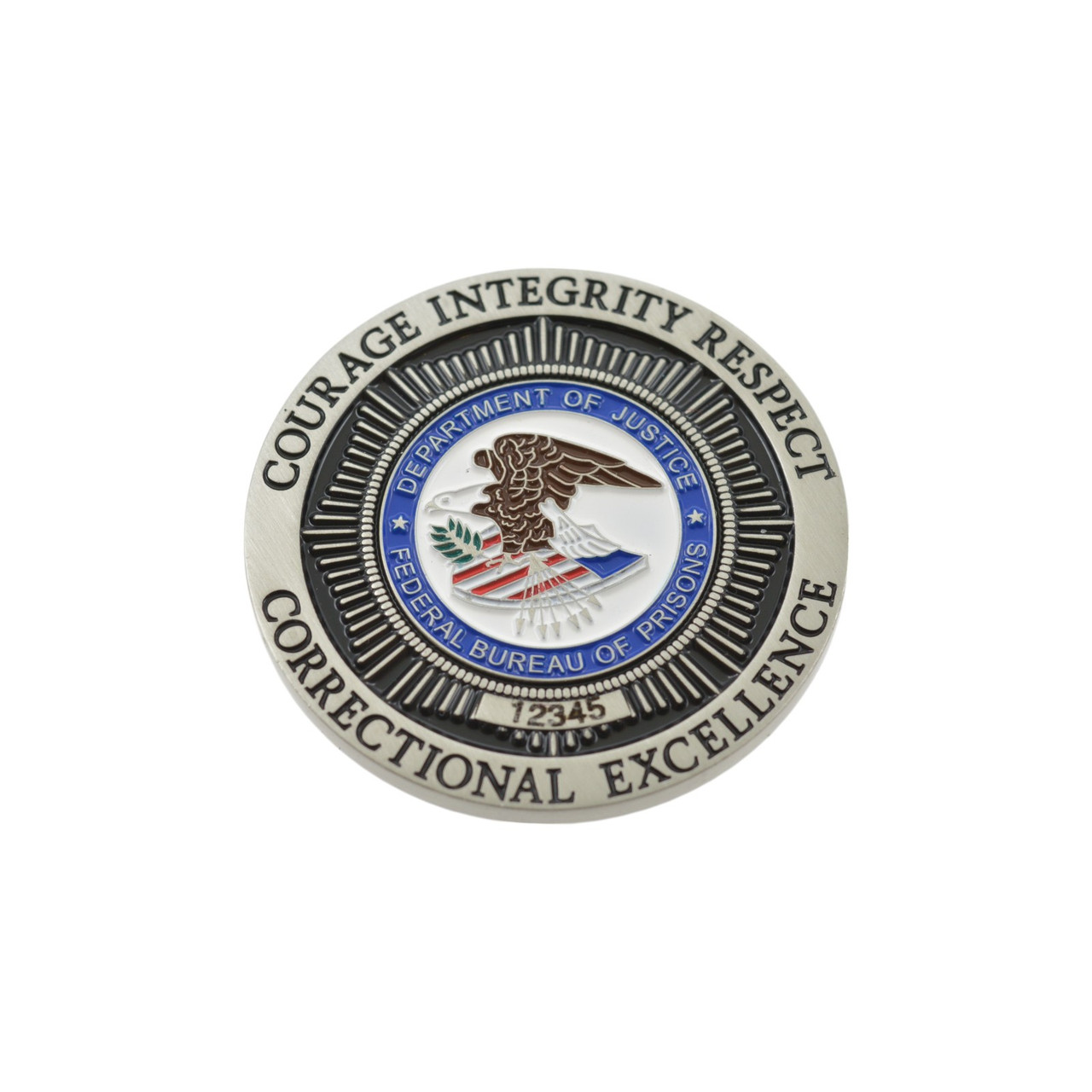 FBOP Bureau of Prisons Challenge Coin | FBOP Badge Challenge Coin