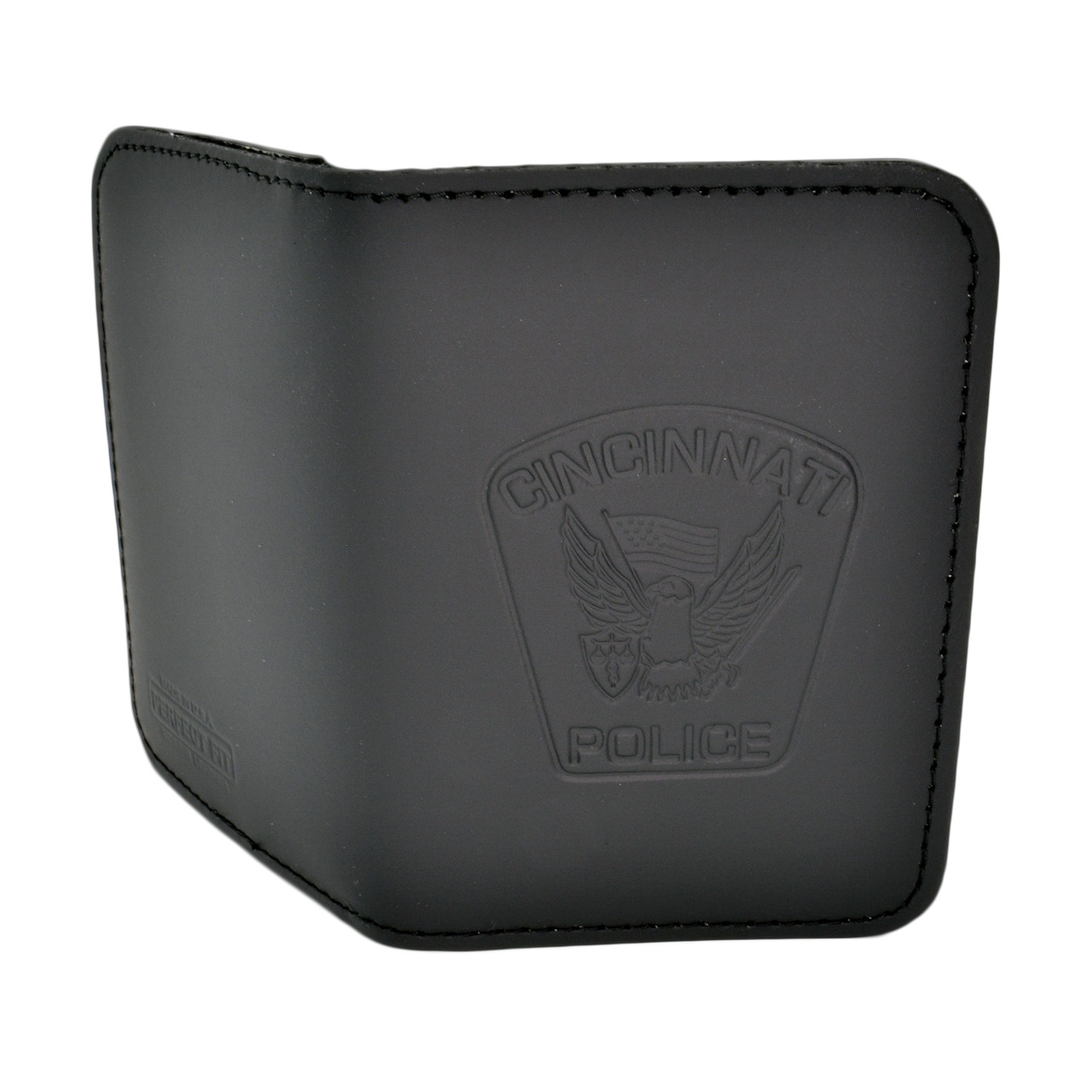 Cincinnati Police Officer Family Member Badge Leather ID Wallet Case