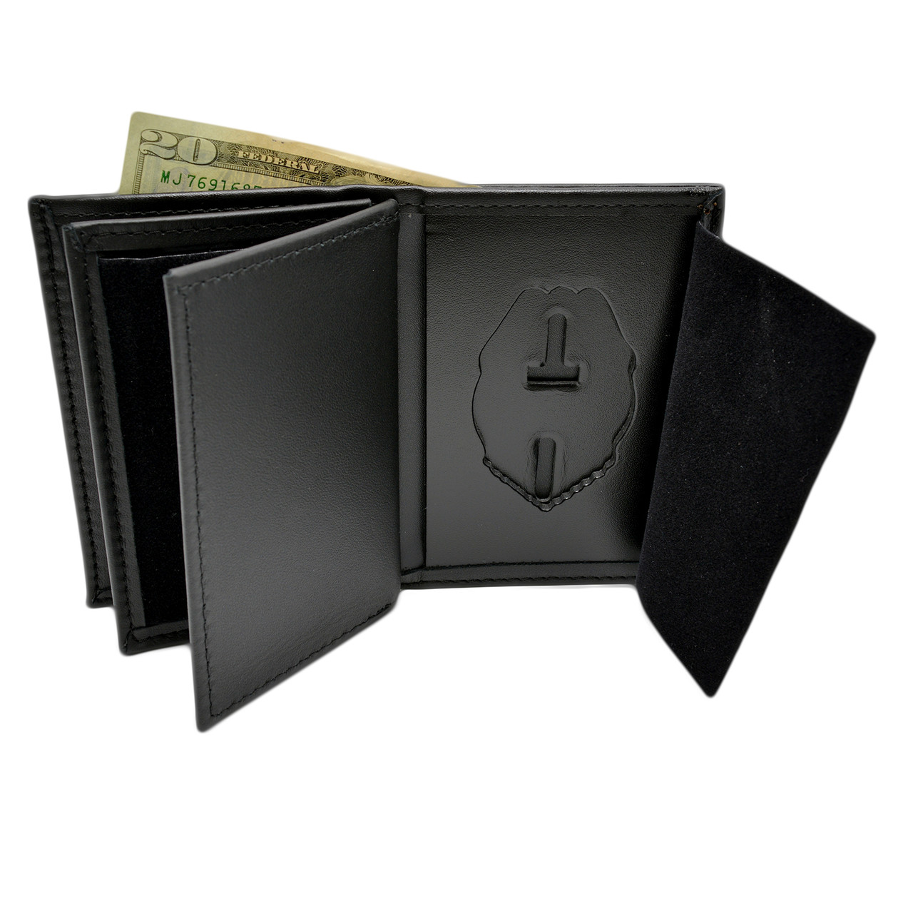 Badge Wallet w/ Double larger ID, CC Slots