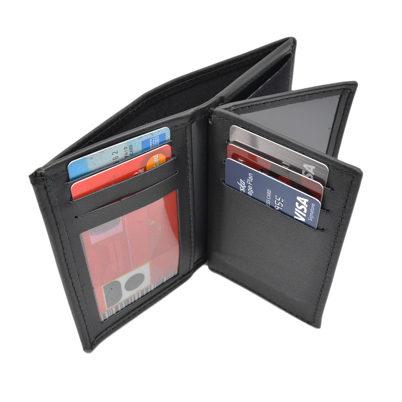 The badge wallet The badge clips multi-function pure leather wallet ba –  Badgecollection
