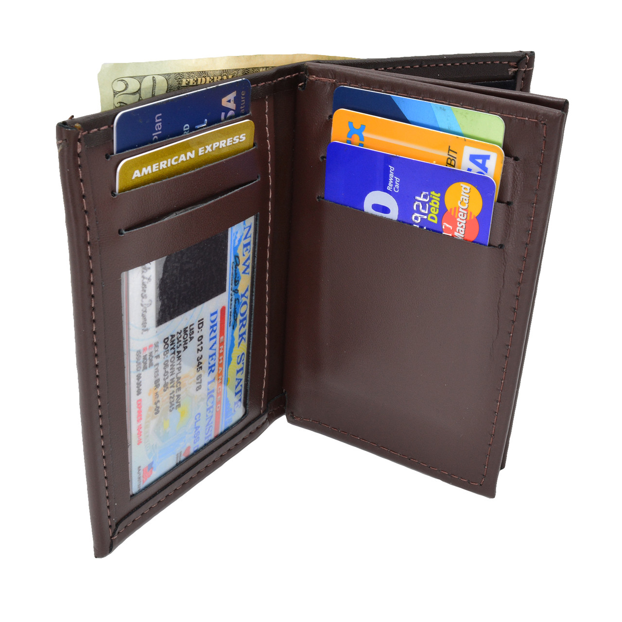 Marshal Leather Credit Card Holder Wallet
