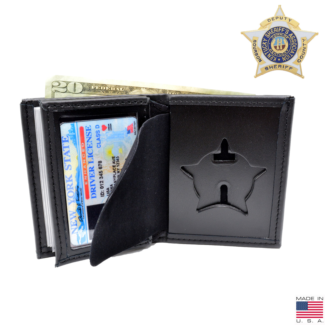 Kentucky Sheriff's Association Badge Wallet | S85 Smith Warren 