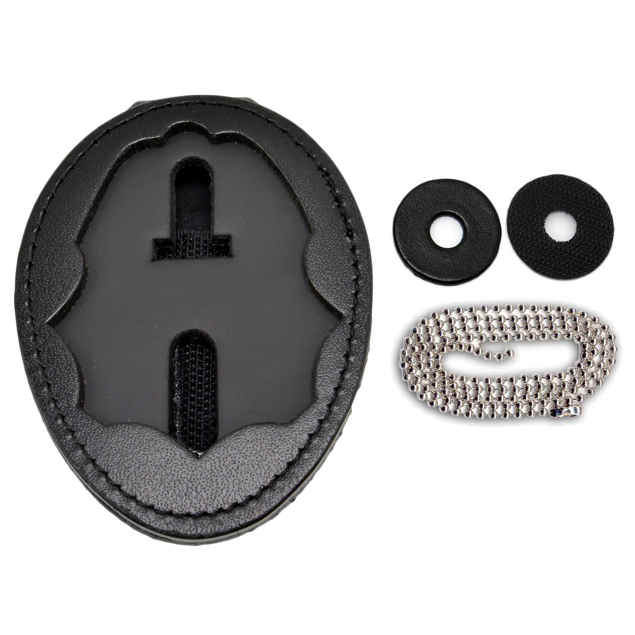 DEA Special Agent Belt Badge Clip | DEA Belt Badge Holder with Chain