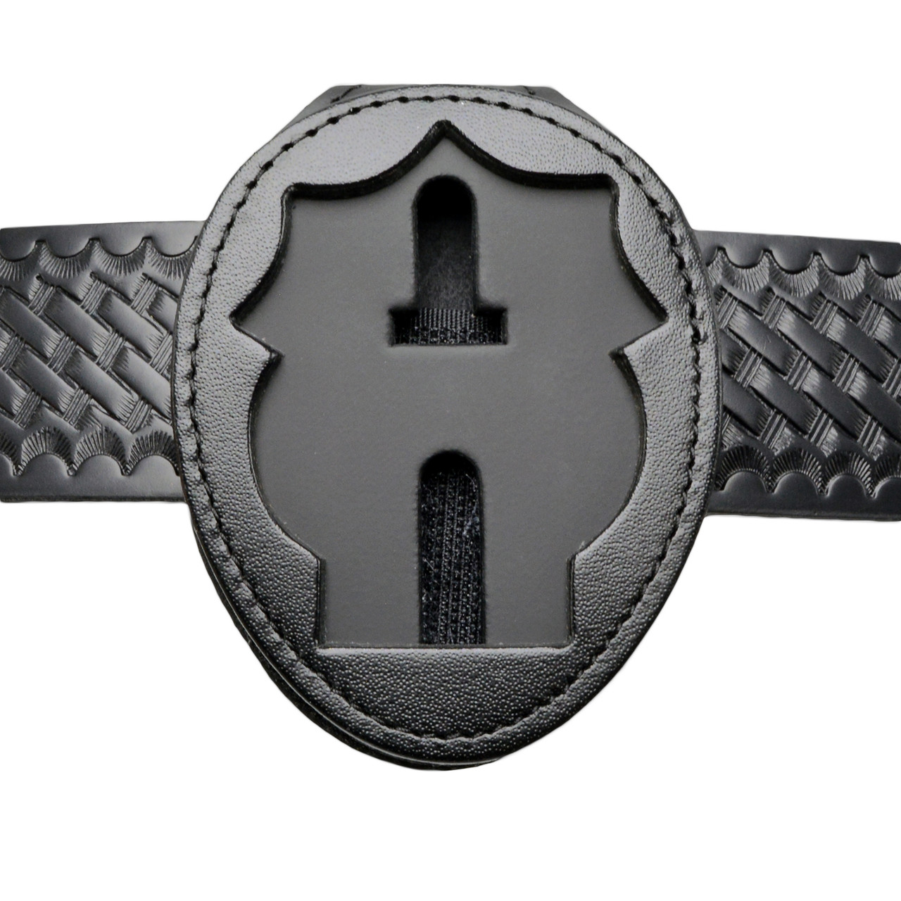 Custom Cutout Belt Clip Badge Holder, Belt Badge Holder with Neck Chain