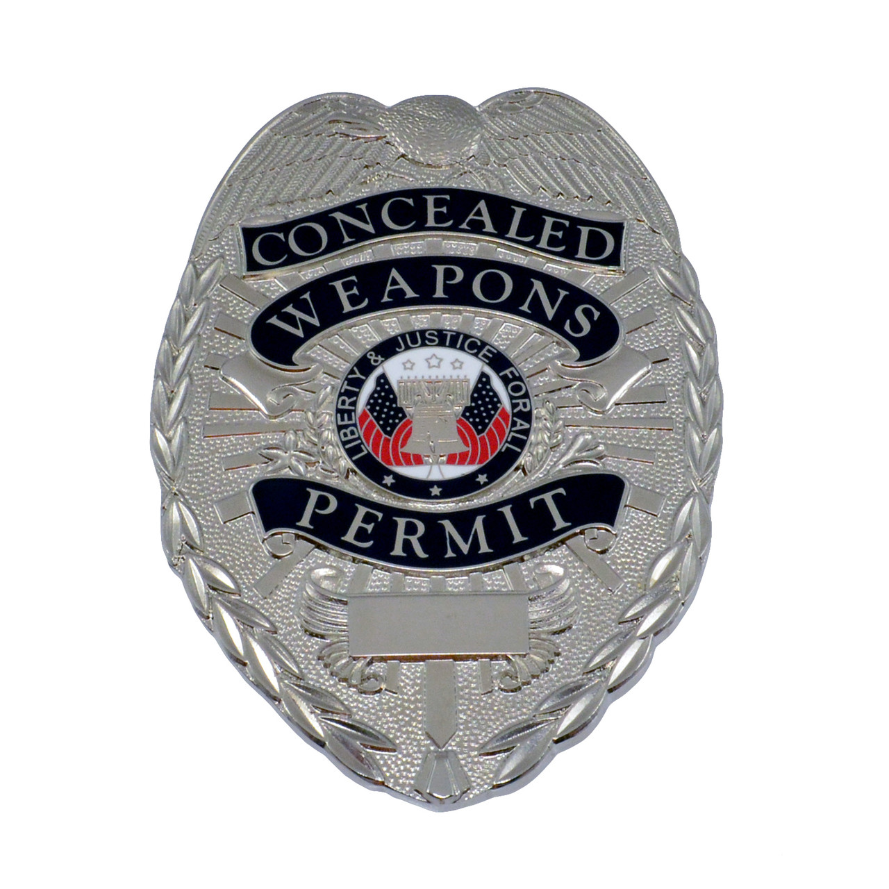 CWP Badge | Concealed Weapons Permit Badge | Badge with Slide Clip