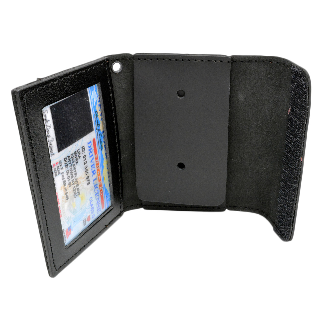 Universal Badge and ID Case - Snap or Velcro Closure | Non